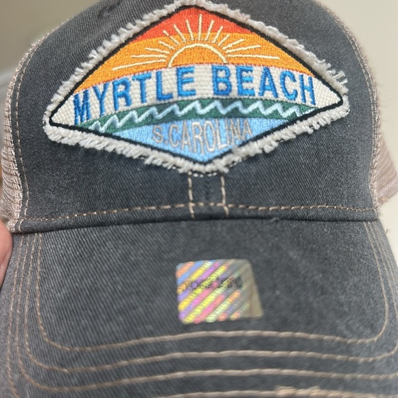 ❤️🆕 MAHI SURF CO Myrtle Beach Trucker Hat with Sunset Patch NWT - Picture 6 of 6